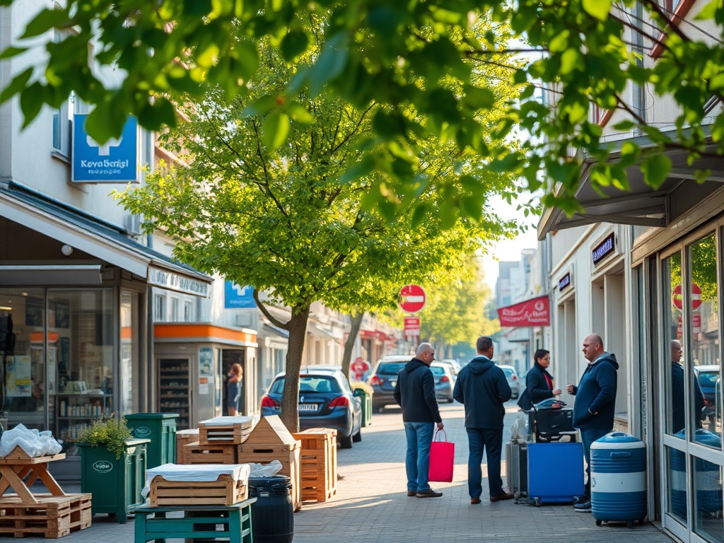 Pracownik serwisuje nowoczesny paczkomat Allegro Delivery w Knurowie, symbol postępu technologicznego w logistyce.